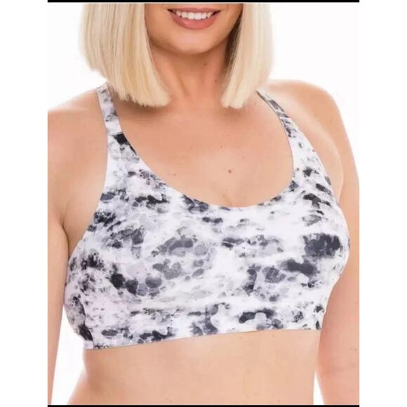 NWT No Boundaries Women's Size XS Bonded Racerback Bra Padded Wirefree Bralette - Picture 2 of 4